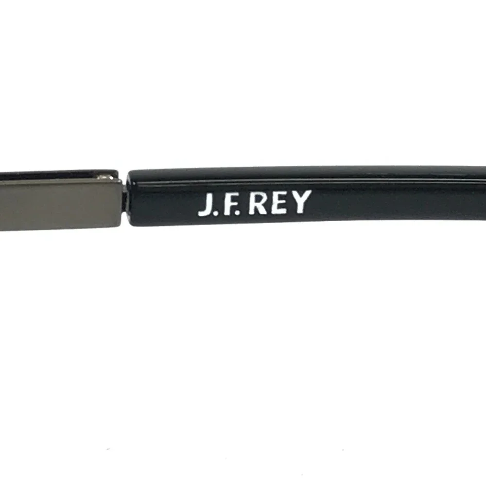 J.F. Rey Eyeglasses Frames JF2935 4505 Black Gray Brown Green Hexagon 45-22-144